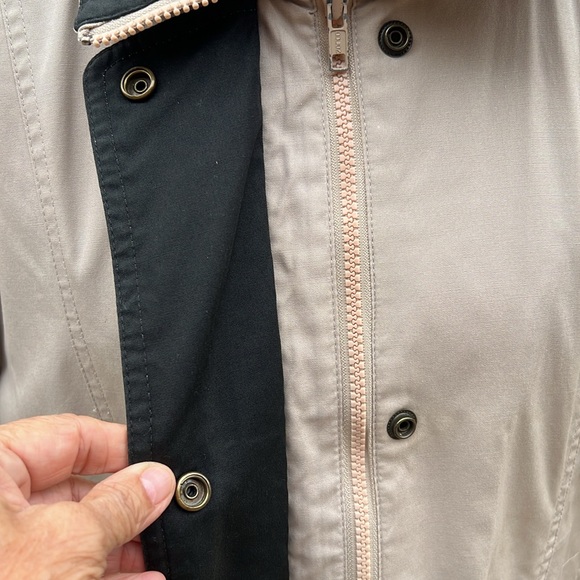 Vintage London Fog Cream Utility Jacket …009-Hanger - Picture 7 of 15